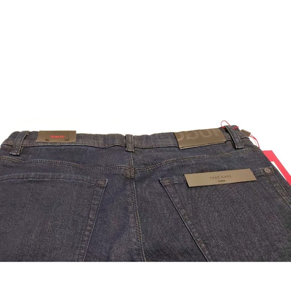 Hugo Boss 50415321 Dark Blue Slim Fit Men Size 30/34 Jeans - Picture 8 of 10